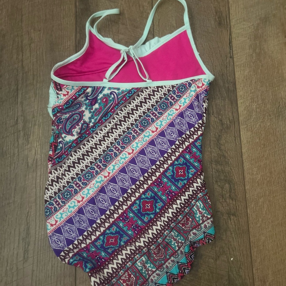 Target Pink and Purple Patterned Kids One Piece